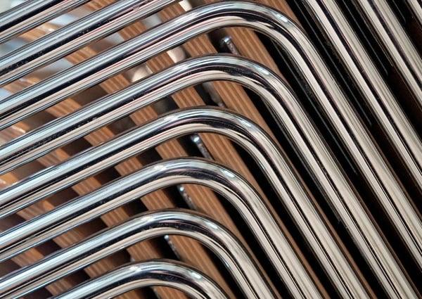 خمکاری لوله استیل خطوط آب