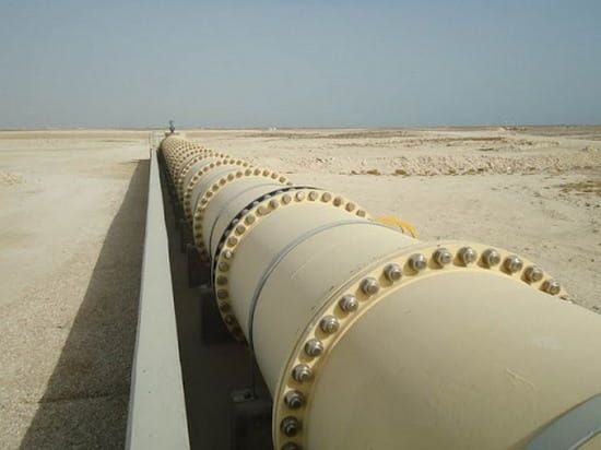 خمکاری لوله در خطوط انتقال آب صنعتی